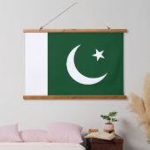 Tapisserie murale avec drapeau du Pakistan (Chambre à coucher)