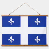 Tapisserie murale avec drapeau du Québec, Canada (Devant)