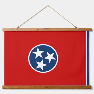 Tapisserie murale avec drapeau du Tennessee, États