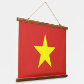 Tapisserie murale avec drapeau du Vietnam (Angulaire)