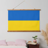 Tapisserie murale avec drapeau d'Ukraine (Chambre à coucher)