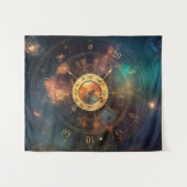 Tapisserie murale avec symbole du zodiaque (Devant (Horizontal))