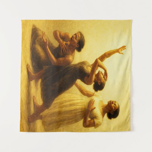 Tapisserie murale "blessée" (Devant (Horizontal))