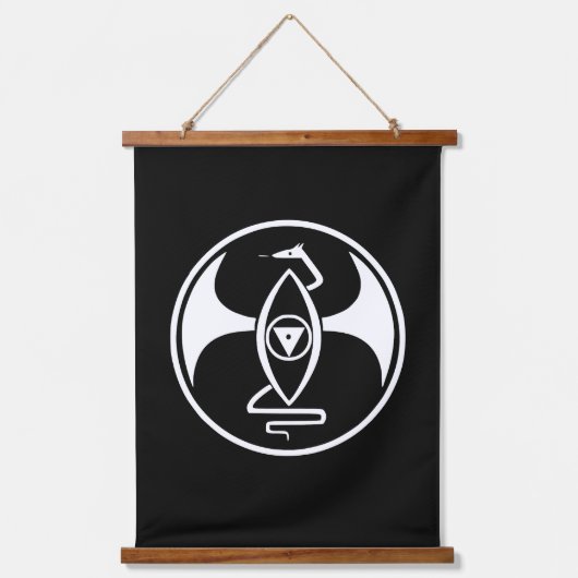 Tapisserie murale cadre en bois (Recto)