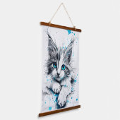 tapisserie murale chat kitty (Angulaire)