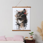 tapisserie murale chat minou (Chambre à coucher)