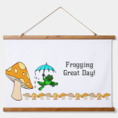 Tapisserie murale coupée en bois Frogging Great Da (Devant)