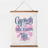 Tapisserie murale coupée en bois - La croissance c (Recto)