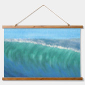 Tapisserie murale coupée en bois, surf la longue p (Recto 2)