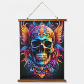 Tapisserie murale crâne (Recto)