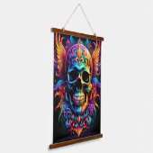 Tapisserie murale crâne (Angulaire)