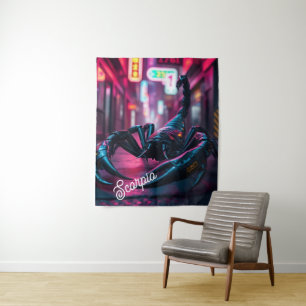 Tapisserie murale Cyber-City Scorpion