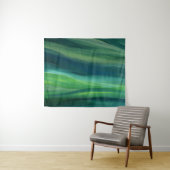 Tapisserie murale d'art Abstrait vert (En situation (horizontale))