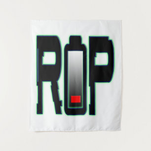 Tapisserie murale de batterie RIP