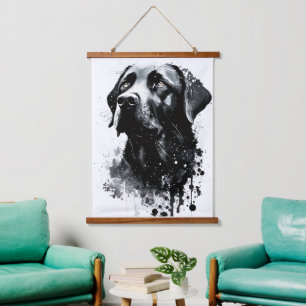 tapisserie murale de chien art amoureux des animau