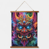 Tapisserie murale de démons japonais (Recto)