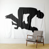 Tapisserie murale de famille (En situation (horizontale))