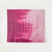 Tapisserie murale de forêt de pins de Woodlands |  (Devant (Horizontal))