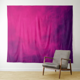 Tapisserie murale de fumée rose néon – Personnalis