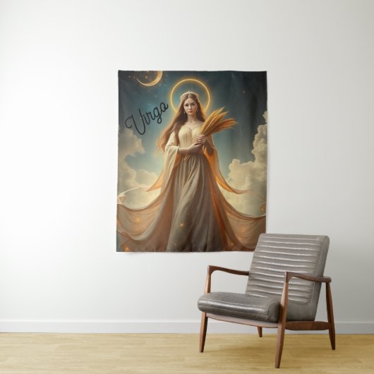 Tapisserie murale de la déesse Vierge (En situation)