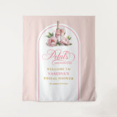 Tapisserie murale de mariage aux pétales tendance  (Devant)