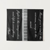 Tapisserie murale de musique (Devant (Horizontal))