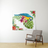 Tapisserie murale de perroquets tropicaux - Jungle (En situation (horizontale))