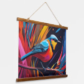 Tapisserie murale d'oiseaux Raggiana (Angulaire)