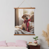 Tapisserie murale du ruban du Labrador (Chambre à coucher)