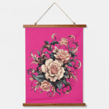 Tapisserie murale en bois