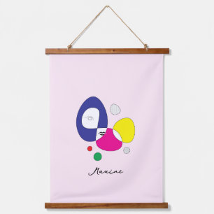 Tapisserie murale en bois