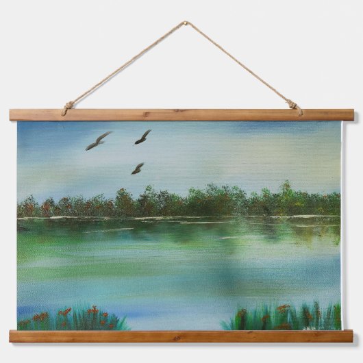 Tapisserie murale en bois (Devant)