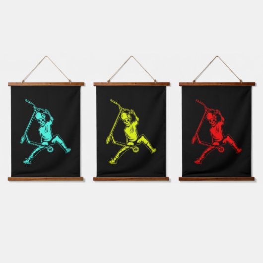 Tapisserie murale en bois (Tripler)