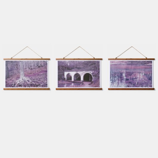 Tapisserie murale en bois (Tripler)