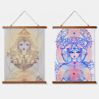 Tapisserie murale en bois