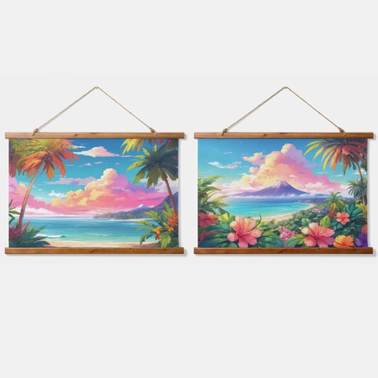 Tapisserie murale en bois (Double)