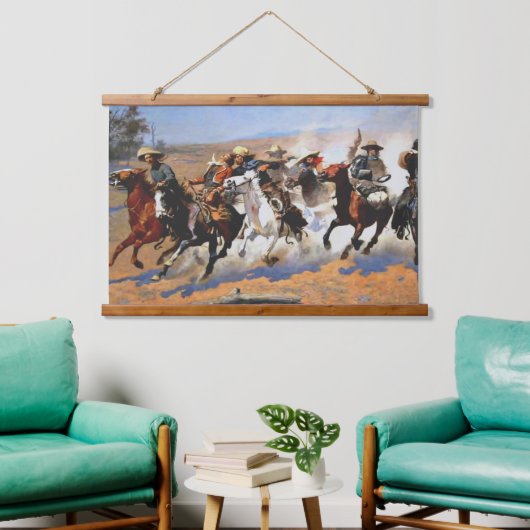 Tapisserie murale en bois (Salon)