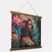 Tapisserie murale en bois (Angulaire)