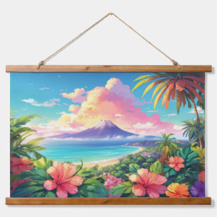 Tapisserie murale en bois