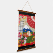 Tapisserie murale en bois AKI Chow (Angulaire)