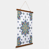 Tapisserie murale en bois avec design médaillon (Angulaire)