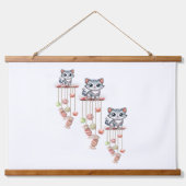 Tapisserie murale en bois Chat Kitten (Devant)