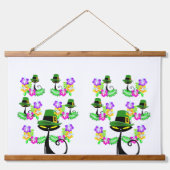 Tapisserie murale en bois Chat noir (Devant)