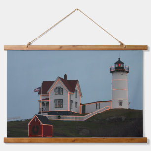 Tapisserie murale en bois clair nubble