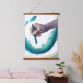 Tapisserie murale en bois d'art (Chambre à coucher)