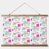 Tapisserie murale en bois FUN Cupcake Anniversaire (Devant)