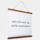 Tapisserie murale en bois gauche (Angulaire)