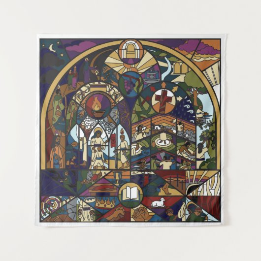 Tapisserie murale en couleur complète (Devant)