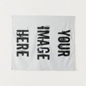 Tapisserie murale entièrement personnalisable (Devant (Horizontal))