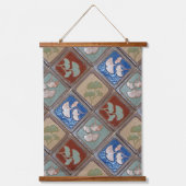 Tapisserie murale, feuilles Gingko (Recto)